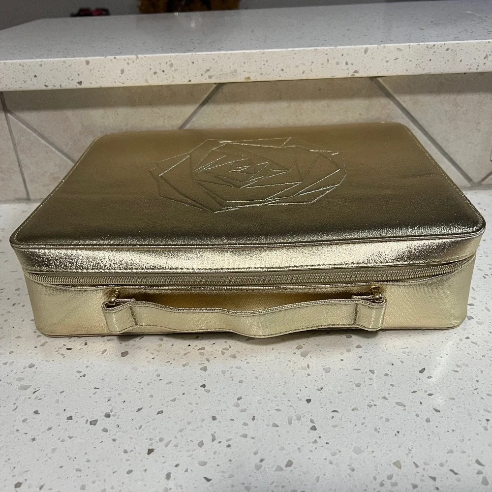 New Lancome Gold Vanity Case